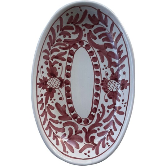 Piccola Home Positano Serveringsfat 26 cm Rød