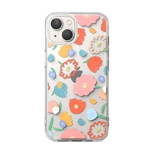 Ringke Ringke Fusion Design Armored Case Deksel Med Gelramme Iphone 14 Plus Transparent (Floral) (Fd637e31)