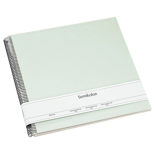 Semikolon Album Spiral Cream Moss L