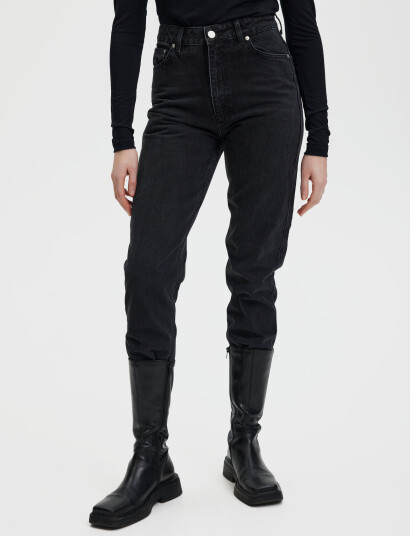 Gestuz Denagz Hw Mom Jeans - Black - 26
