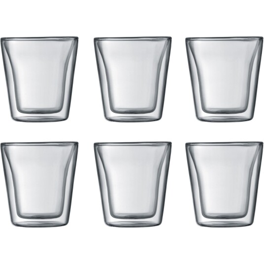 Bodum Canteen Glass med Doble Vegger Small 6 stk