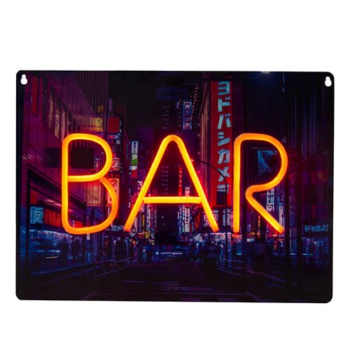 Fizz Creations Bar Neon Light Urban Utsikt LED Lampe