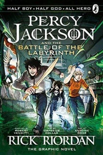 The Battle Of The Labyrinth: The Graphic Novel (Percy Jackson Book 4) Av Rick Riordan
