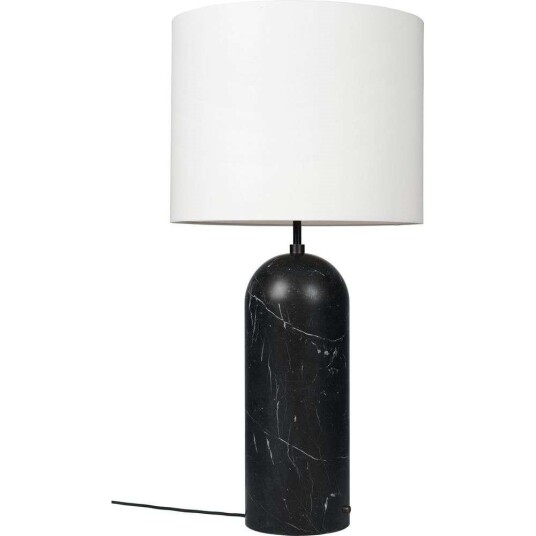 Gubi Gravity XL Low Gulvlampe Black Marble/White Gubi Gravity XL Low Gulvlampe Black Marble/White