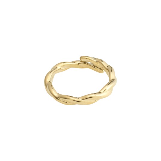 Pilgrim LULU twirl stack ring gullbelagt