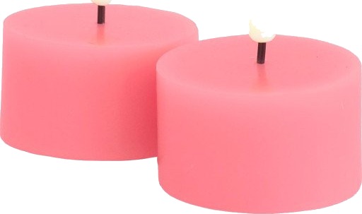 Sirius Sille LED telys batteri rosa