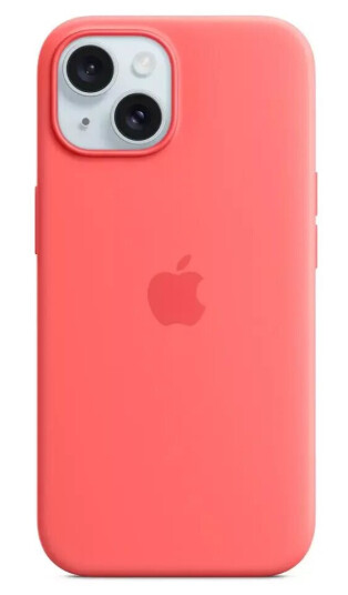 Apple Original Apple iPhone 15 MagSafe Silikondeksel Guava (MT0V3ZM/A)