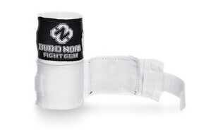 Boksebandasje elastisk hvit, 375 cm, Budo-Nord Boksebandasje elastisk hvit, 375 cm, Budo-Nord