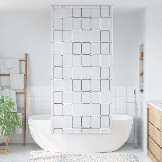 vidaXL Dusjforheng 80x240 cm kvadrat