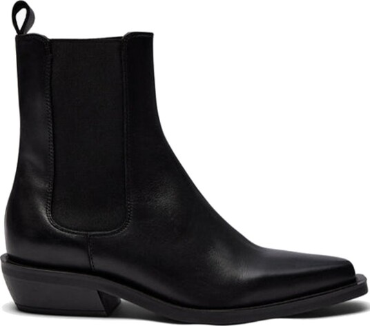 Pavement Almira Leather Boots Sort 41