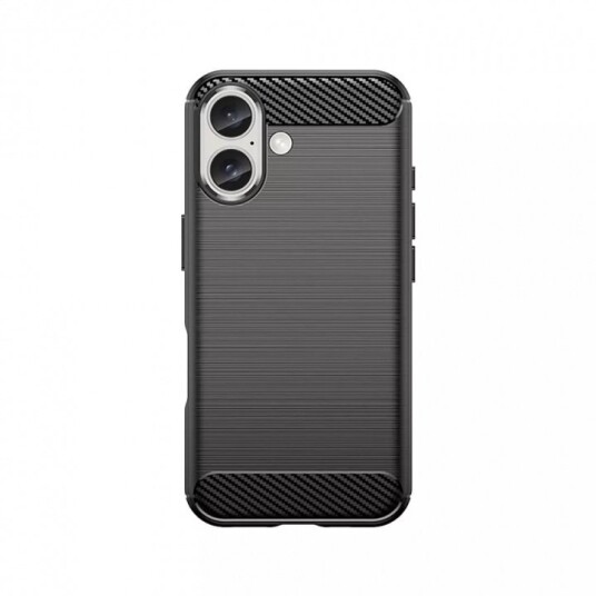 TPU-etui til iPhone 16 svart