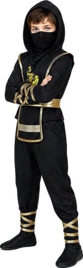 Halloween Ninjаkostyme til Barn