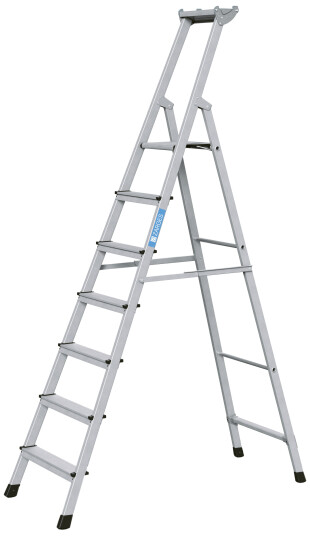 Zarges Aluminium Trappestige XLstep S 7 Trinn 1,75 m