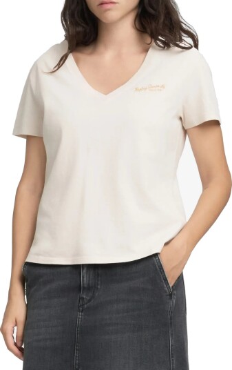 Replay Over Jersey T Shirt White M