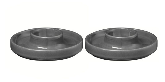 Blomus Pilar eggeglass Ø 10,4 cm 2-pakning Pewter 1704733-02-0 1704734-03-0