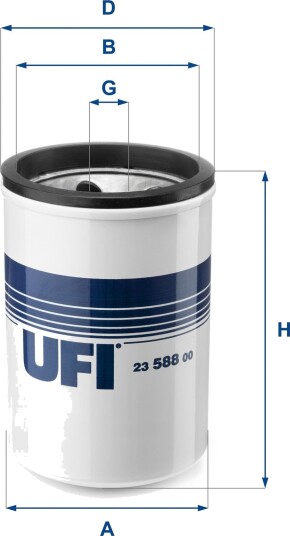 UFI 23.588.00 Oljefilter UFI 23.588.00 Oljefilter
