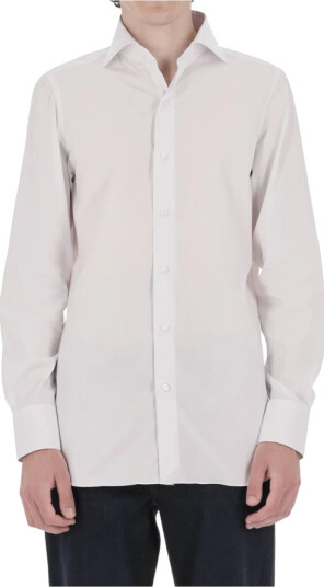 Finamore Herre Skjorter Hvit XL, Finamore Herre Skjorter Hvit XL,