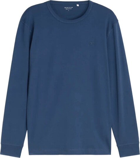 Tom Tailor Basic Longsleeve T Shirt DARK DUCK BLUE L Tom Tailor Basic Longsleeve T Shirt DARK DUCK BLUE L