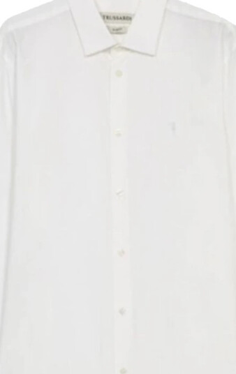 Trussardi Herre Skjorter Hvit 6XL,