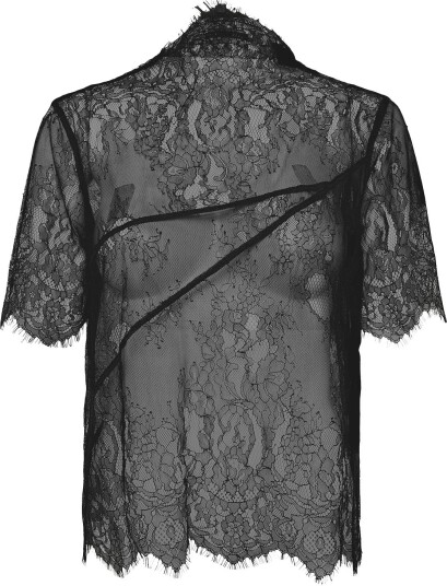 Ahlvar Gallery Edina Lace Tee BLACK XS Ahlvar Gallery Edina Lace Tee BLACK XS