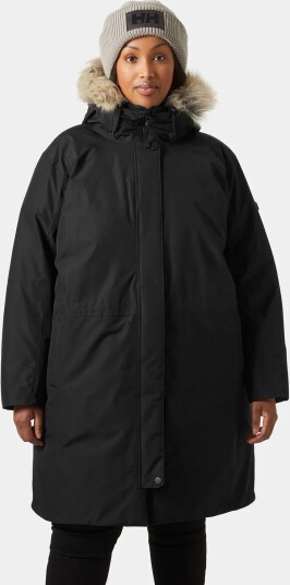 Helly Hansen Senja Plus Parkas Dame Svart 1x Svart1X Helly Hansen Senja Plus Parkas Dame Svart 1x Svart1X