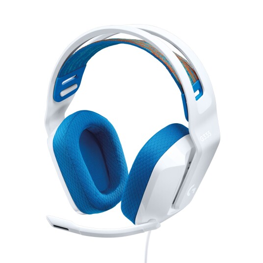 Logitech G335 Wired Gaming Headset Hvit