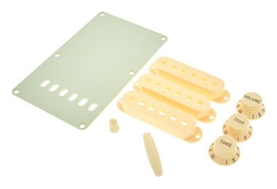 Fender Stratocaster Zubehör Set weiß Fender Stratocaster Zubehör Set weiß