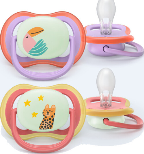Philips Avent Ultra Air Smokk 18+ Måneder Lilla/Rosa 2 stk