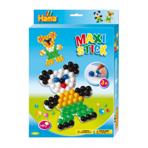 Hama Maxi Stick Opphengseske 9668 med 140 Maxi Sticks & Firkantet stif Hama Maxi Stick Opphengseske 9668 med 140 Maxi Sticks & Firkantet stif