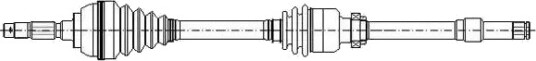 Drivaksel GSP 299229