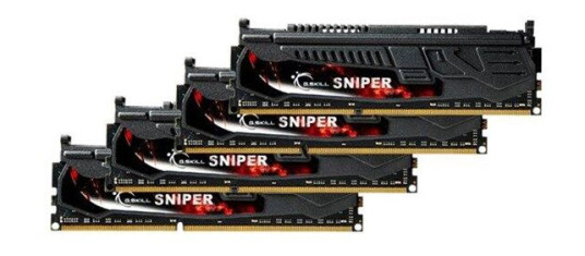 G.Skill SNIPER DDR3-2133 CL10 QC - 16GB G.Skill SNIPER DDR3-2133 CL10 QC - 16GB