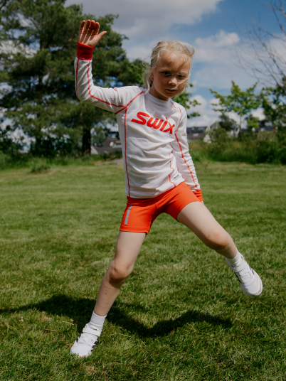 Swix Roadline Half Tights Junior Rød 140