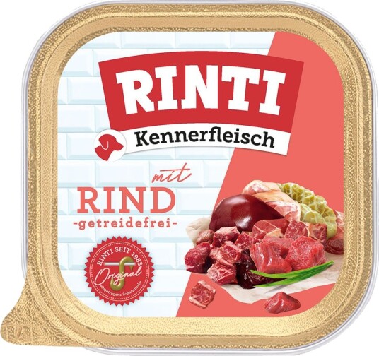 Rinti Våtfôr Med Kennerfleisch Biff 18 X 300 G Rinti Våtfôr Med Kennerfleisch Biff 18 X 300 G