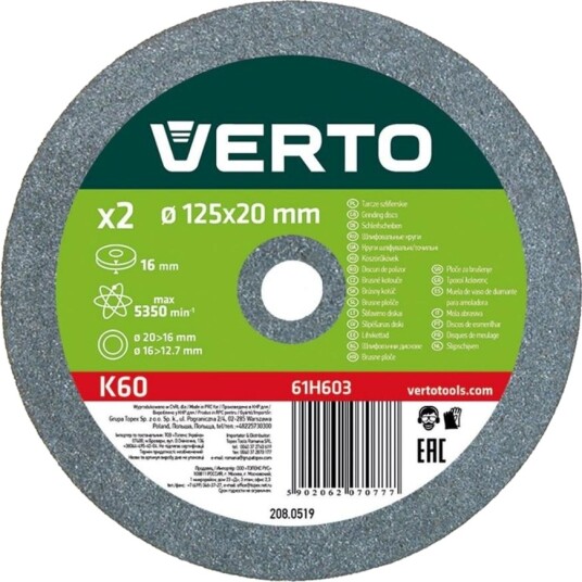 VERTO 61H603 Slipeskive, vinkelsliper