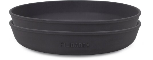 FILIBABBA 2-pack Tallerken Steingrå FILIBABBA 2-pack Tallerken Steingrå