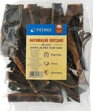 Petmex Hjortehud Godbit Til Hund 1 kg Petmex Hjortehud Godbit Til Hund 1 kg