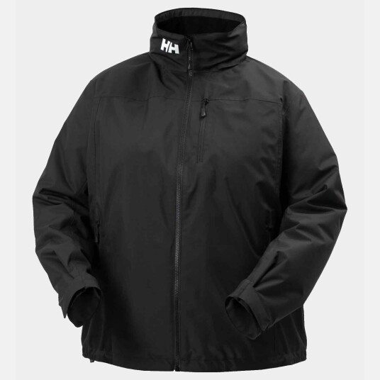 Helly Hansen Hooded Crew Midlayer Plus Jacket 2.0 Dame Svart 1x