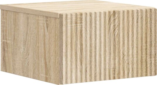  Vegghengt Nattbord Sonoma eik 33 x 34,5 x 20 cm Konstruert tre