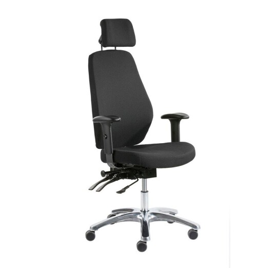 Design Studio Kontorstol Optimal Z, Stoff, Nakkestøt, Mange Justeringsmuligheter, 3 Farger
