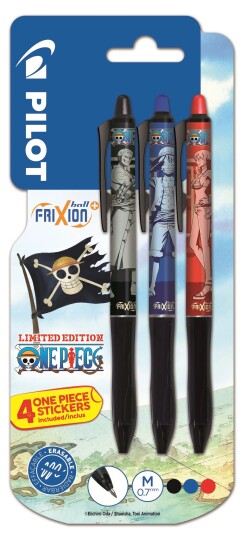 Pilot Frixion Ball Plus One Pen sett 0,7 Mm 3 Stk