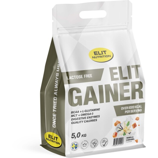 Elit Nutrition ELIT Gainer - lactose free Vanilla Caramel 5000 g Elit Nutrition ELIT Gainer - lactose free Vanilla Caramel 5000 g
