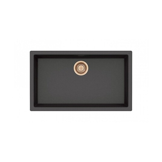 Reginox Amsterdam 72 Kjøkkenvask 780x460 mm, Black Silvery Reginox Amsterdam 72 Kjøkkenvask 780x460 mm, Black Silvery