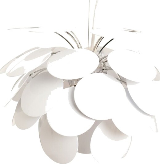 Discoco Takpendel  Diameter 68 Cm  Hvit
