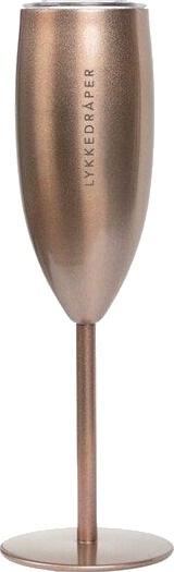 Pictureit Termo champagneglass Lykkedråper 12 cl roségull