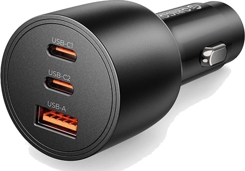 Orico Bil-Lader Powerlink 165W Usb-A + 2X Usb-C Svart
