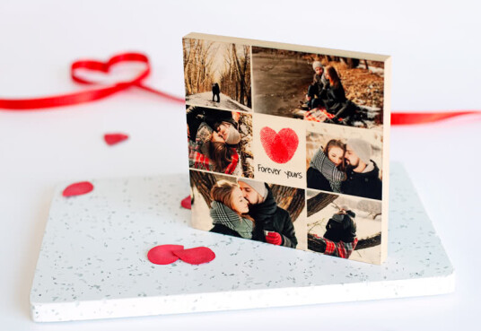 smartphoto Fotoblokk MDF Kvadratisk