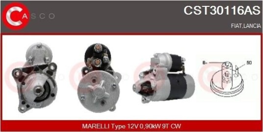 CASCO CST30116AS Starter