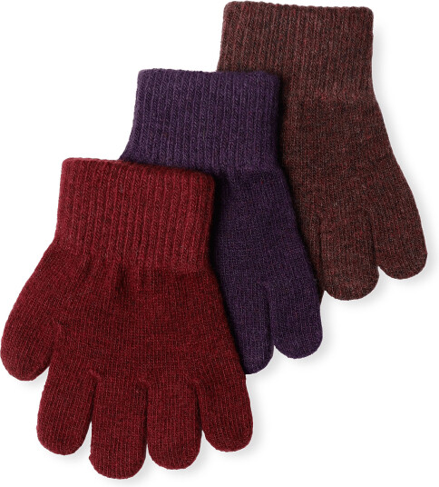 Mikk line Magic Gloves 3 Pack Purple 4 7Y