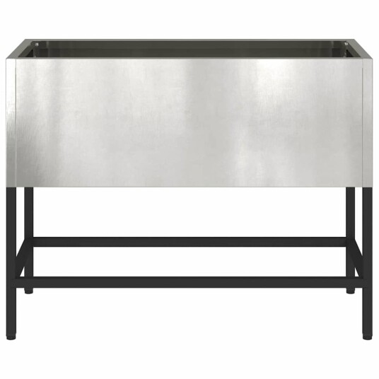  Hevet Hagebed 60x26x45 cm Rustfritt Stål