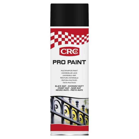 Luna Crc Maling Svart Matt Spray 500ml
